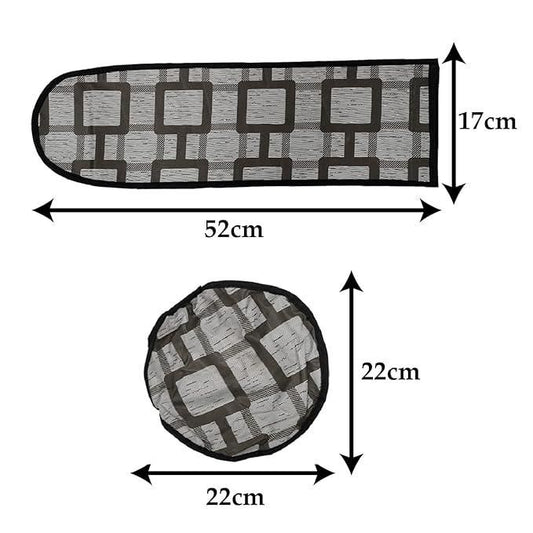 Premium Anti-Dust Ceiling Fan Safety Cover – Durable, Washable & Universal Fit (Pack of 1)