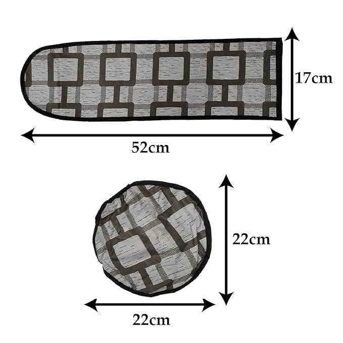 Premium Anti-Dust Ceiling Fan Safety Cover – Durable, Washable & Universal Fit (Pack of 1)