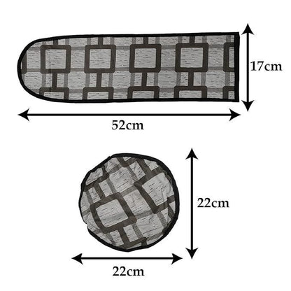 Premium Anti-Dust Ceiling Fan Safety Cover – Durable, Washable & Universal Fit (Pack of 1)