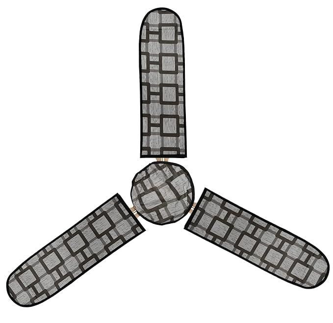 Premium Anti-Dust Ceiling Fan Safety Cover – Durable, Washable & Universal Fit (Pack of 1)