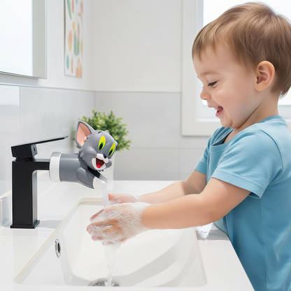 Tom & Jerry Cartoon Tap Extender for Kids - Fun & Safe Hand Wash Helper (Pack of 2)