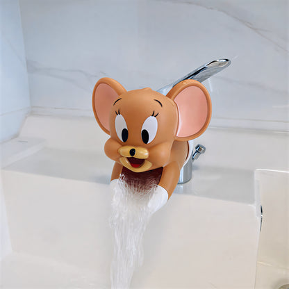 Tom & Jerry Cartoon Tap Extender for Kids - Fun & Safe Hand Wash Helper (Pack of 2)