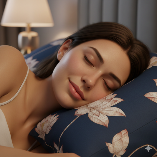 Fitted Bedsheet Contrast Pillow Cover Set(360 degree elastic)