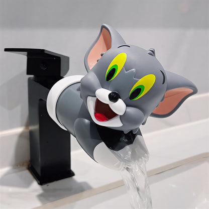 Tom & Jerry Cartoon Tap Extender for Kids - Fun & Safe Hand Wash Helper (Pack of 2)